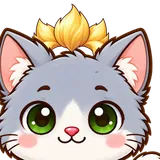 Kitten in the Power-up look
