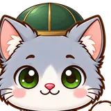 Kitten in the Shield look