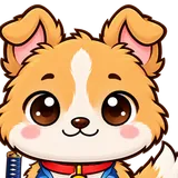 Puppy in the Blade look